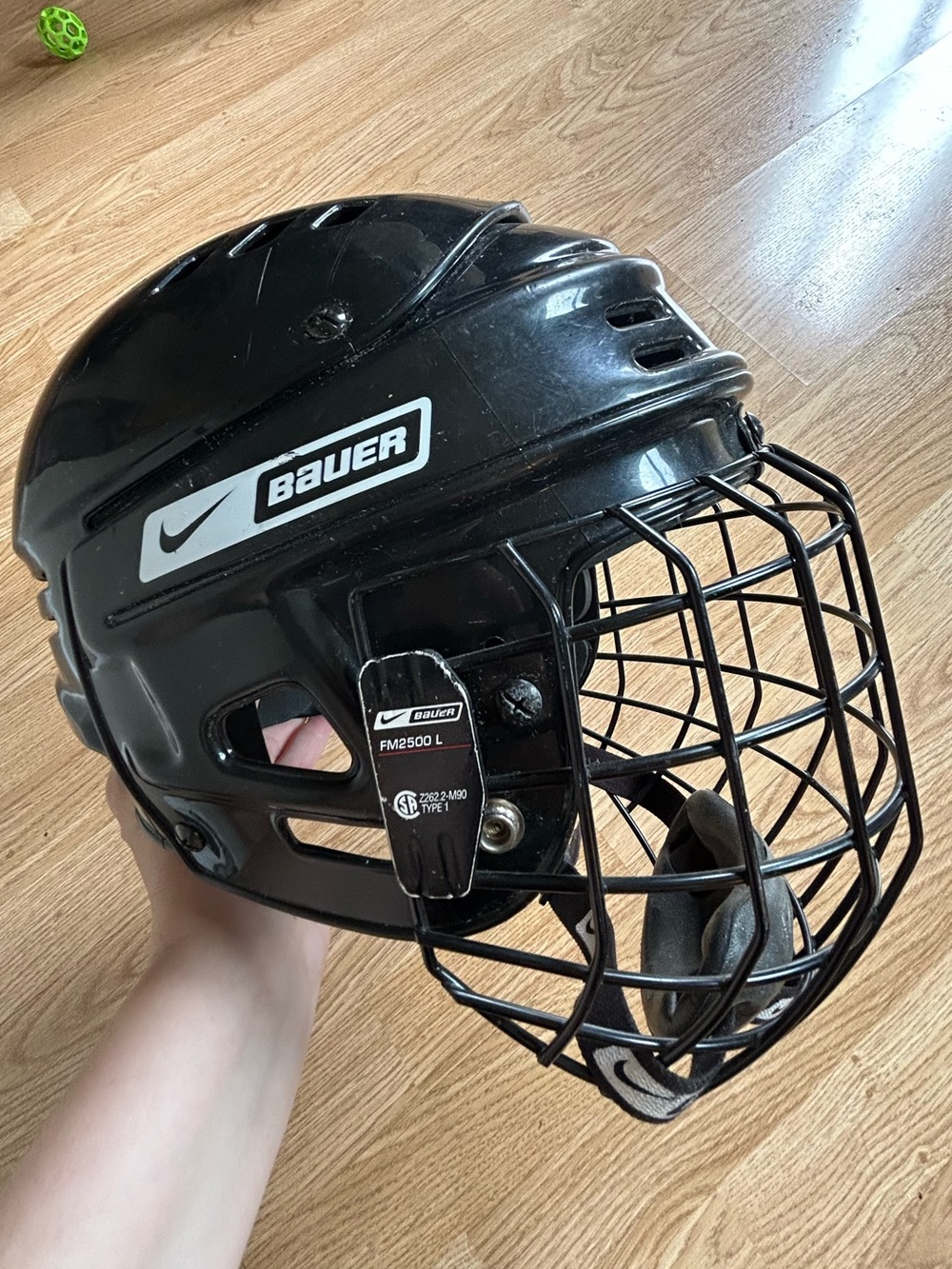 Bauer Black Hockey Helmet - kids